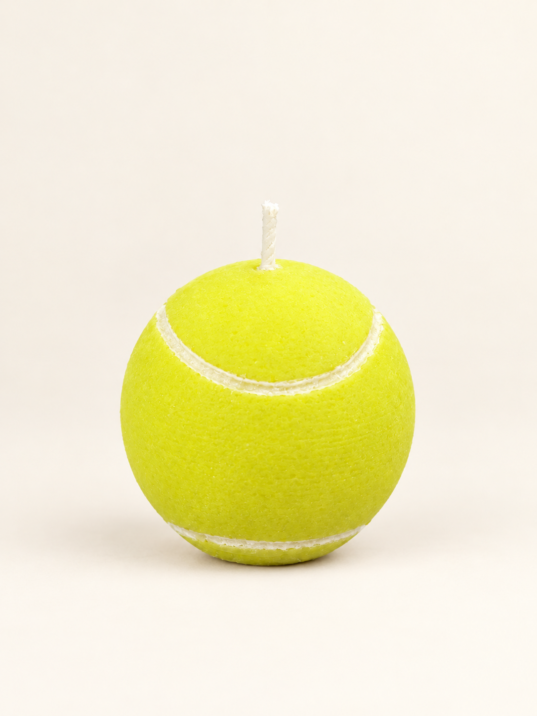 Tennisball Kerze